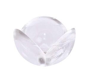 Wagner Corner Edge Protection Big 4pcs. Set - Ø 31 mm, Transparent, self-Adhesive, Protector Made of high Class Synthetics, for in-/Outdoors, to be glued - 15223004