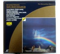 WAGNER: DAS RHEINGOLD- LEVINE, MORRIS, LUDWIG, JURUSALEM, WLASCHIHA, ZEDNIK, METROPOLITAN - LASERDISC ( 2 DISCS, 3 SIDES)