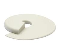 Wagner Door Wedge/Doorstop - Ø 110 x 13 mm, White Design Wedge Made of an Innovative elastomer, to be Pushed Underneath Doors or to be clamped, with Incline for Different uses - 15697901