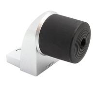 WAGNER Doorstop Back Door - 94 x 52 x 68 mm, Premium Heavy Duty Buffer Made of die-cast zinc with Aluminium Look + Rubber, for in-/Outdoors, mounting Material Included - 15500111
