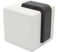 Wagner Doorstop Big Cube - 60 x 66 x 66 mm, Premium Buffer Made of Concrete and Thermostatic Rubber, to be Placed on the Floor, Heavy Quality - 15518701