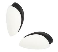 Wagner Doorstop Egg Design - 47 x 30 x 19 mm, Design Buffer Made of Synthetic + Soft Thermostatic Rubber, to be Screwed on Walls or Floors, mounting Material Included - 15515511