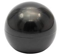 WAGNER Doorstop Golf Ball - Ø 32 x 29 mm, Design Buffer Made of high Class Synthetic, Black, to be Screwed on Floors, mounting Material Included - 15504511