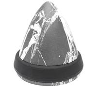 Wagner Doorstop Marble Cone Big - 116 x 118 mm, Premium Buffer Made of Concrete and Thermostatic Rubber with Marble Look, to be Placed on The Floor, Heavy Quality - 15519901