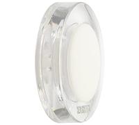 WAGNER Doorstop Screw OR Glue Wall - Ø 38 x 10 mm, Stroke Bumper Made of high Class Synthetic + Soft White Thermostatic Rubber, to be Screwed or glued on Walls - 15514211