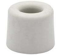 Wagner Doorstop Volcano Small - Ø 30 x 24 mm, Grey Retro Style Buffer Made of Solid Rubber, to be Screwed on Floors or Walls - 15205021