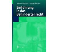 Wagner - Einfhrung in das Behindertenrecht - New paperback or softbac - P555z