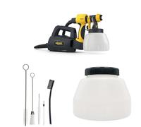 Wagner Fence & Decking Paint Sprayer & Wagner 5-Piece Spray Gun Cleaning Kit & Paint Container with Cover 1400 ml