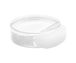 WAGNER Floor Door Stopper, Clear, Diameter 50 x 55 x 17 mm, high-Quality Plastic, Transparent, self-Adhesive, Removable Without Leaving Any Residue - 15510511