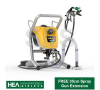 WAGNER ControlPro 250M - Airless Paint Sprayer for Wall & Ceiling/Wood & Metal paint - interior and exterior usage, covers 15 m² in 2 min, 110 bar, adjustable spray pressure, 9 m hose