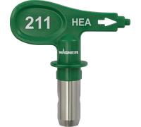 WAGNER HEA ProTip Nozzle 211, airless Nozzle for Interior and Exterior Wood, Metal, Wall and Ceiling Paints, < 55 Percent Less Overspray