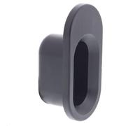 Wagner hooks4home 17046021 Designer Wall Hook Oval 75 x 30 x 40 mm High-Quality Plastic Black Made in Germany