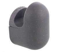 Wagner - hooks4home - Designer Wall Hook Pill - 50 x 30 x 35 mm, Recycled Organic Plastic, Dark Grey - Made in Germany - 17041121