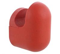 Wagner - hooks4home - Designer Wall Hook Pill - 75 x 55 x 45 mm, Recycled Organic Plastic, Coral Red - Made in Germany - 17042421