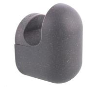 Wagner - hooks4home - Designer Wall Hook Pill - 75 x 55 x 45 mm, Recycled Organic Plastic, Dark Grey - Made in Germany - 17041221