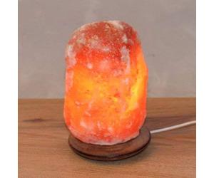 Wagner Life Salt lamp skirt with base/plinth, 1.5-2 kg, amber