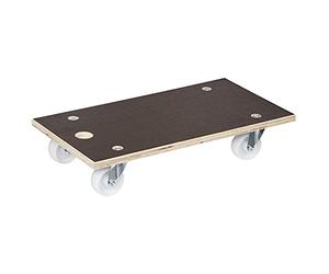 WAGNER moving dolly MM 1109 I 57,5 x 30 cm - for heavily loaded boxes, appliances & furniture I load capacity 250 kg I carrying hole I non-slip surface I FSC®-certified - 20110901