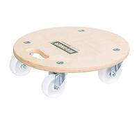 Wagner Moving Dolly MM 1137 I Ø 38 cm - Ideal for unwieldy Items, pots & Plants I Ergonomic Carrying Handle I FSC®-Certified I Load Capacity 250 kg - 20113701