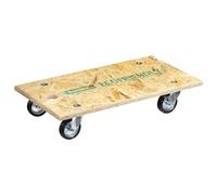 WAGNER moving dolly MM 1140 I 57,5 x 30 cm I easy-running transport castors - ideal for heavily loaded crates I particularly gentle I load capacity 250 kg - 20114001