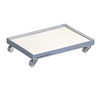WAGNER moving dolly MM 1184 I 41 x 31 cm I removable loading platform I soft castors - ideal for standardised stacking boxes & drinks crates I versatile I load capacity 100 kg - 20118401