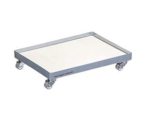 WAGNER moving dolly MM 1184 I 41 x 31 cm I removable loading platform I soft castors - ideal for standardised stacking boxes & drinks crates I versatile I load capacity 100 kg - 20118401