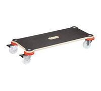 WAGNER moving dolly MM 1365 I 71 x 31 cm - ideal for heavy transport boxes with sensitive contents I non-slip, wall-friendly & lockable I load capacity 200 kg - 20136501