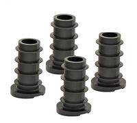 Wagner QuickClick Plastic Furniture Gliders Chair Glides Set of 4 Black Base for Inserting 4 x Base Plastic Smart Diameter 14/18 x 3/5/25 mm Tilt 6° Made in DE 15786300
