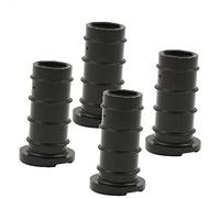Wagner QuickClick Plastic Furniture Gliders Chair Glides Set of 4 Black Base for Inserting 4 x Base Plastic Smart Diameter 12/16 x 3/5/25 mm Tilt 6° Made in DE 15785900