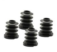 Wagner QuickClick Plastic Furniture Gliders Chair Glides Set of 4 Black Base for Inserting 4 x Base Plastic Smart Diameter 21/25 x 3/5/25 mm Tilt 6° Made in DE 15787500