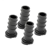 Wagner QuickClick Plastic Furniture Gliders Chair Glides Set of 4 Black Base for Inserting 4 x Base Plastic Smart Diameter 12/16 x 3/7/25 mm Inclination 12° Made in Germany 15786000