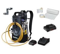 WAGNER SprayPack 18V Airless + 2nd Bosch battery + FlexTwist Z joint + Masking-Set