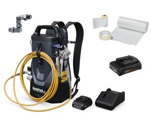 WAGNER SprayPack 18V Airless + 2nd Bosch battery + FlexTwist Z joint + Masking-Set