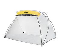 Wagner Spraytech C900038.M Large Paint Shelter with Built-In Floor & Screen, Portable Spray Booth for DIY Painting Station, Spray Paint Tent, White, Yellow