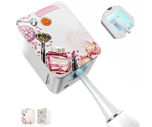 Wagner Stern. Deep Toothbrush Sanitizer/UV-C Sterilizer. for Home and Travel, USB Li-Ion Rechargeable Battery. 3D Design. Compatible with All Brush Heads. Automatic