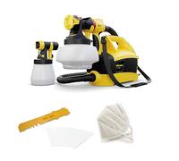 Wagner 2361544 Universal Electric Paint Sprayer W 690 FLEXiO, 1800 ml/800 ml capacity, 630 W, 3.5 m hose, Yellow, 26.0 cm*32.0 cm*56.0 cm