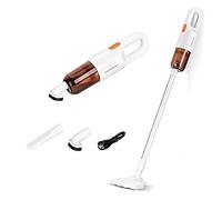 WAGNUS Light weight Cordless Stick Vacuum Cleaner, Powerful Suction Handheld Upright Rechargeable Cordless Vacuum Cleaner with HEPA Filter, Stick Vacuum for Pet Hair Hardwood Floors, Carpet (White)