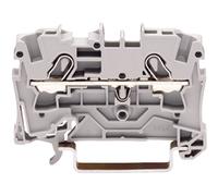 WAGO 2004-1204 2 Conductor Ex e II Through Terminal Block Blue