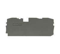 WAGO 2010-1391 END PLATE, FOR 3 COND TB, GREY