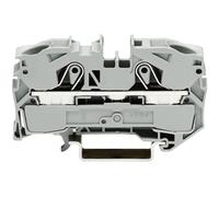 WAGO 2016-1204 2 Conductor Ex e II Through Terminal Block Blue
