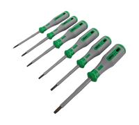 WAGO 206-2102 VDE Screwdriver Set, 1000 V, Insulated Two Component Handle, Set of 6, Torx®