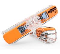 WAGO 221-2411 2 Way Lever Connector 4mm² - Pack of 10 / 20 / 25 / 60