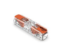 Wago 221-2411 4mm² 221 Inline Compact Connector - Transparent (60 Full Box)