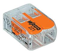 Wago 221-412 LEVER-NUTS 2 Conductor Compact Connectors 200 PK