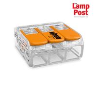 Wago 221-413 Connector Compact | 3 Wire Connection - Cage Clamp