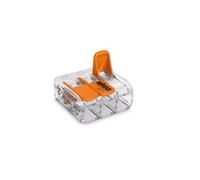 Wago 221-413 Connector Compact | 3 Wire Connection - Cage Clamp