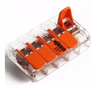 WAGO 221-415 5 Way Lever Operated Terminal Connector - Single