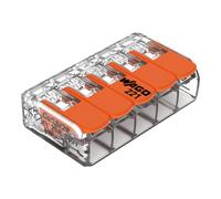 WAGO 221-415 LEVER-NUTS - 5-Conductor Compact Spl