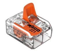 WAGO 221-612 221 Lever Connector; Flexible Connection Terminal: 0.5-6mm² Pack of 10