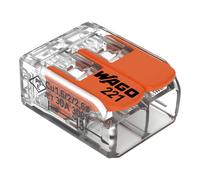 WAGO 221-612 - 221 Series 2 Conductor Max. 6mm² Splicing Con. with...