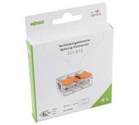 WAGO 221-613/995-008 SPLICE LEVER CONNECTOR, 3 WAY, 6MM, 8PK